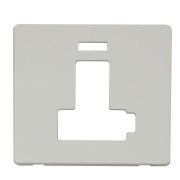 Click SCP452PW Polar White Definity Screwless 13A Neon Lockable Switched Fused Spur Unit Cover Plate