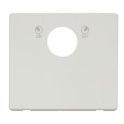 Click SCP660MW Definity Metal White Screwless 20A Key Lockable Switch Cover Plate