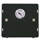 Click SIN660BK Definity 1 Gang 20A Double Pole Lockable Plate Switch - Black Insert