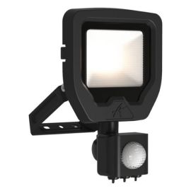 Ansell ACAE10/1/CW/B/PIR Calinor EVO Black 10W LED 1100lm 4000K IP65 PIR Floodlight