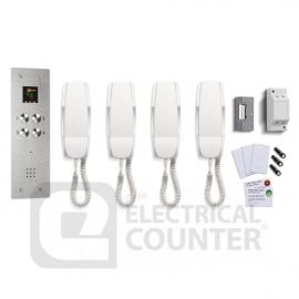 Bell System CSP-4/VR Four Station Combined Proximity and Door Entry Vandal Resistant System