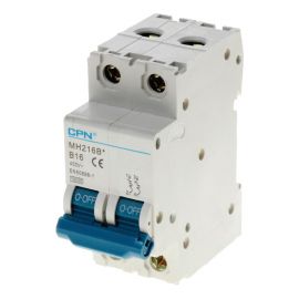 Cudis CPN MH216B 16A Double Pole B Curve 10kA MCB