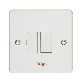 Crabtree 4827/FR Capital White 13A 2 Pole 'fridge' Switched Fused Connection Unit image