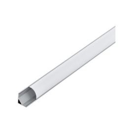 Corner Profile 1 Aluminium Rail Height-16mm Diffuser Opal 2M image