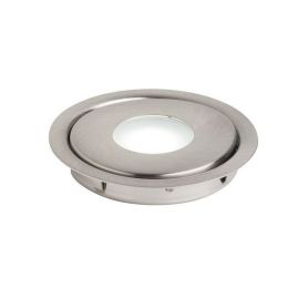Stainless Steel LED IP67 Warm White Recessed Floor Light 1W 3000K