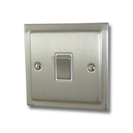 G&H Electrical TSN257 Trimline Satin Nickel Switched Fused Spur Unit