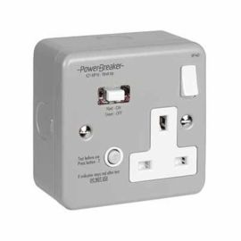 GreenBrook K21-MP10 RCD PowerBreaker 10mA Passive Single Switch Socket image