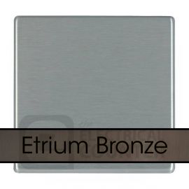 Hamilton 8EBCBPS Sheer CFX Etrium Bronze 1 Gang Blank Plate image
