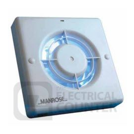 Manrose XF100TB 100mm 4 Inch Axial Wall And Ceiling Electronic Timer Fan image