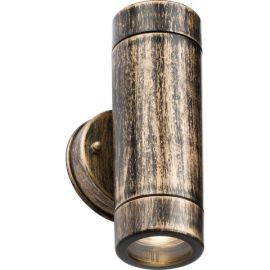 Director Up Light  Spike Light, Solid Brass - Rustic Bronze