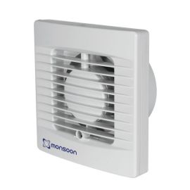 National Ventilation MER100HT 100mm Humidistat And Timer Fan image