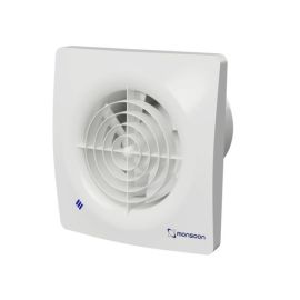 National Ventilation MONS150HTA Monsoon IP45 Silence Axial Extractor Fan 150mm with Humidistat And Timer image