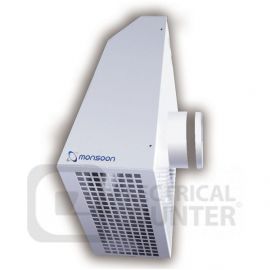 National Ventilation UEC100 Monsoon 100mm Metal Cased External Centrifugal Fan image