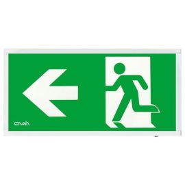 Ovia OEC4-L-W Calvex 3W Emergency Sign Left image