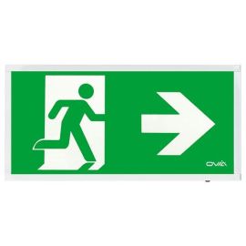 Ovia OEC4-R-W Calvex 3W Emergency Sign Right image