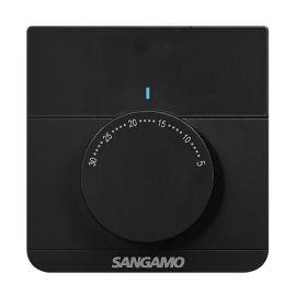 Sangamo CHPRSTATB Choice Plus Black Electronic Room Thermostat