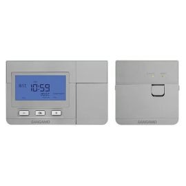 Sangamo CHPRSTATDPRFS Choice Plus Silver Wireless Programmable Digital Room Thermostat