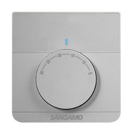 Sangamo CHPRSTATS Choice Plus Silver Electronic Room Thermostat image