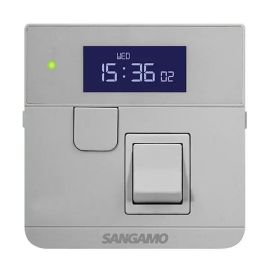 Sangamo PSPSF24S Powersaver Plus Silver 24hr Select Controller W/ Fused Spur image