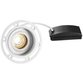 Saxby 78954 Trimless Downlight White IP20 50W 82mm GU10 Adjustable Dimmable Downlight image