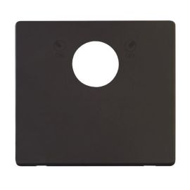 Click SCP660BK Definity Matt Black Screwless 20A Key Lockable Switch Cover Plate image