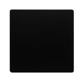 Click SFBK060 Definity Complete Matt Black Screwless 1 Gang Blank Plate image