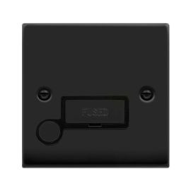 Click VPMB550BK Deco Matt Black 13A Flex Outlet Unswitched Fused Spur Unit