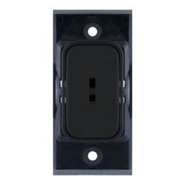 Selectric SGRID360-148 GRID360 Matt Black 10A 2 Pole Keyswitch Module - Black Insert