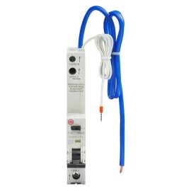 Wylex PSBS10/1LT 10A 30mA 10kA Type-A C-Curve 1 Pole + Neutral 1200mm Tail RCBO image