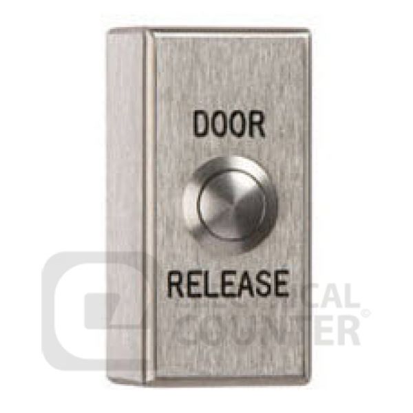 Bell System 5078 Stainless Steel Single Gang Vandal Resistant Exit Button