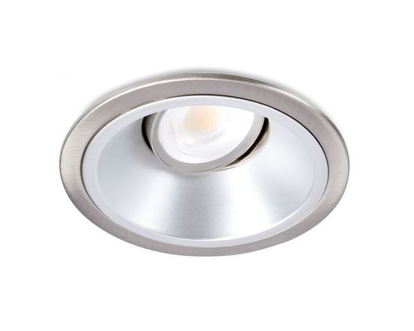 Collingwood DL507BSM H5 500 Brushed Metal IP65 5W 600lm 2700K/3000K/4000K Mains Dimmable Residential Downlight