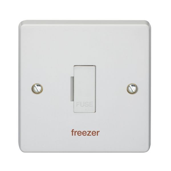 Crabtree 4828/FZ Capital White 13A 'freezer' Unswitched Fused Connection Unit