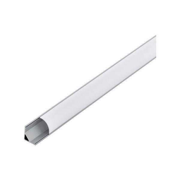 Corner Profile 1 Aluminium Rail Height-16mm Diffuser Opal 2M