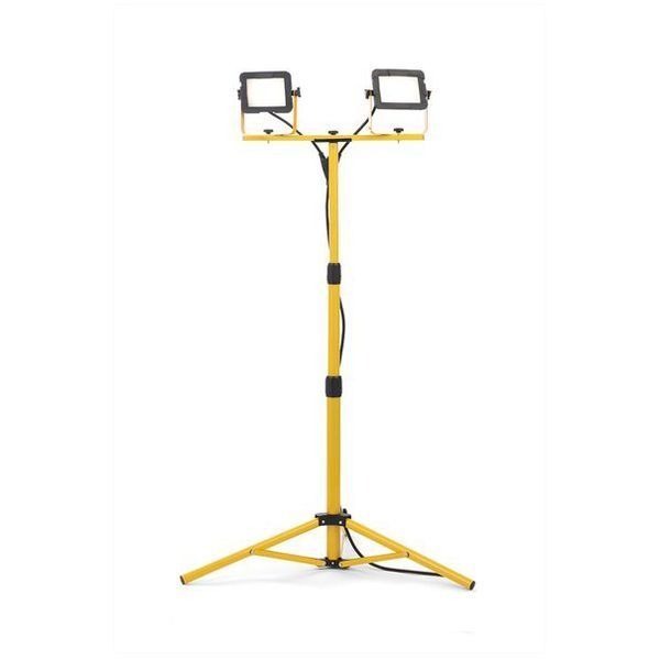 Twin LED Daylight Work Light with Tripod 40W 6000K