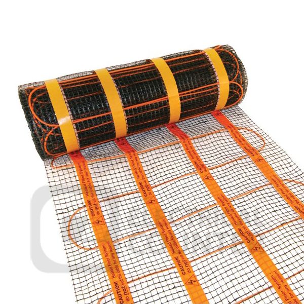 Heat Mat PKM-160-0770 Underfloor Heating Mat 7.7m2 1275W 160W per m2 0.5m x 15.4m