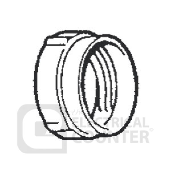 Manrose 6126F 150mm Female Threaded Hose Connector for Round Pipe Systems