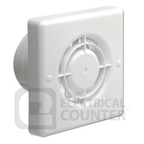 100mm 4 Wall Ceiling Low Watt Fan Humidity Model