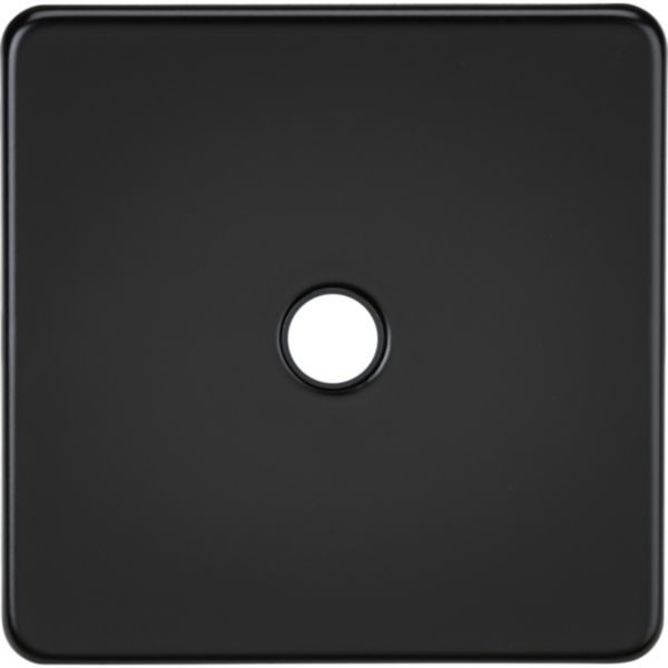 Knightsbridge SF8342MB Screwless Matt Black 20A Flex Outlet Plate