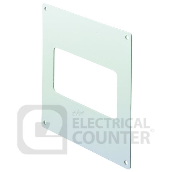 National Ventilation D115-6WH Monsoon 220x90mm Flat Duct Wall Plate