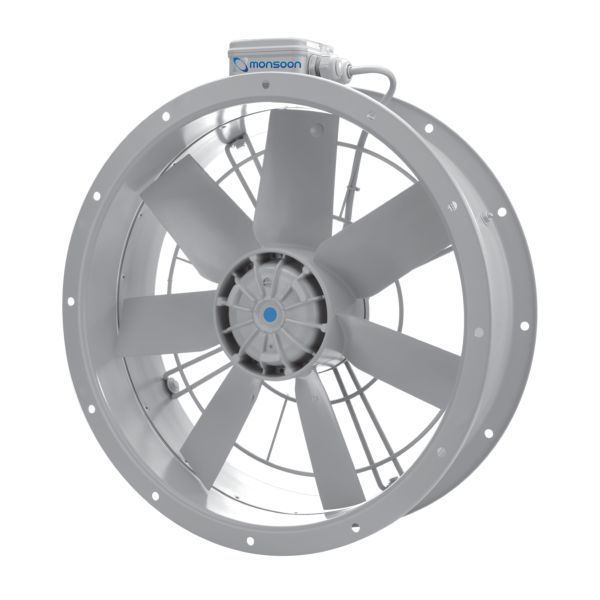National Ventilation DF-63-6K 630mm Three Phase 4 Pole Compact Cased Axial Fan