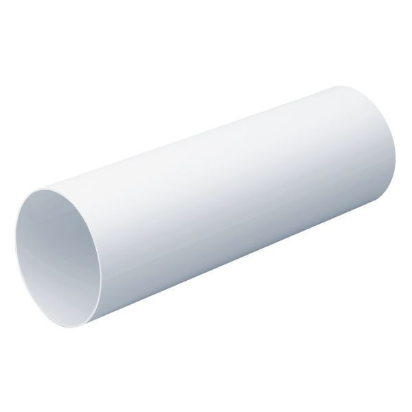 National Ventilation MONV2100-4 Monsoon 100mm White Round Pipe Sleeve Telescopic Assembly
