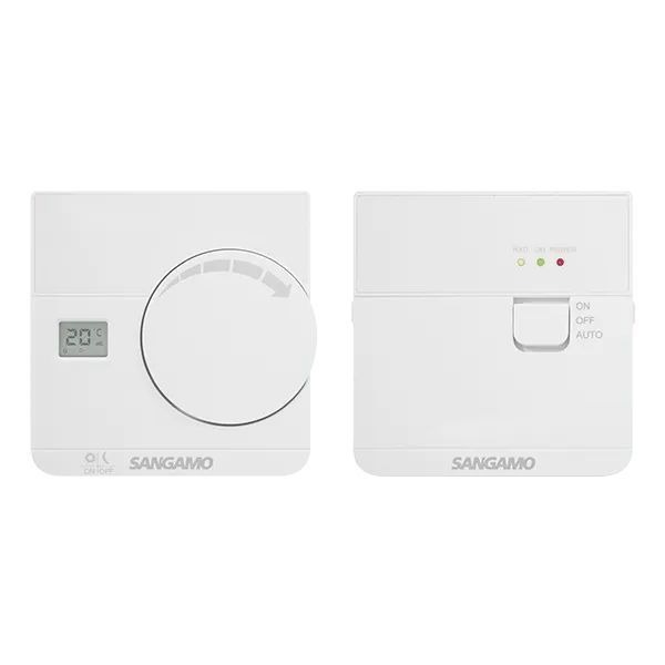 Sangamo CHPRSTATDRF Choice Plus White Wireless Digital Room Thermostat