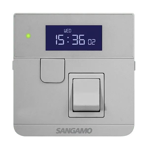 Sangamo PSPSF24S Powersaver Plus Silver 24hr Select Controller W/ Fused Spur