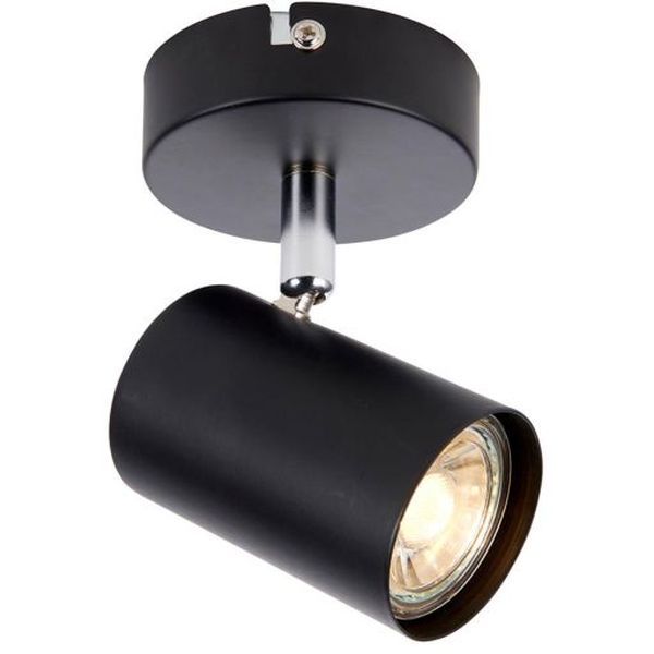 Saxby 101333 Arezzo Black IP20 35W GU10 Dimmable Spotlight