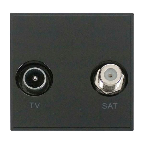 Click MM425BK New Media Black Diplexed TV Satellite Module