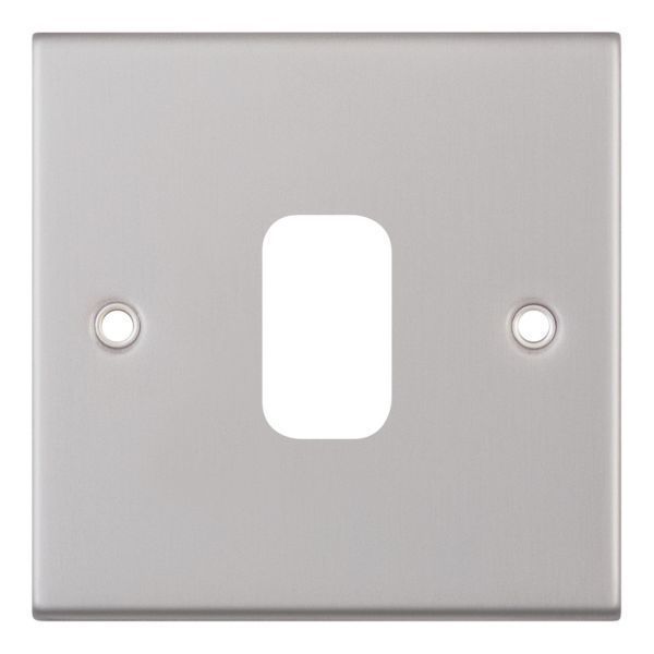 Selectric SGRID360-209 GRID360 Satin Chrome 1 Aperture 5M Modular Front Plate