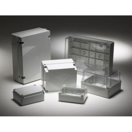 Europa PB5262116C IP67 IK10 260x210x160mm Clear Lid Insulated ABS Adaptable Box image