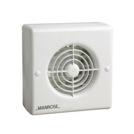 Manrose WFA150BS 150mm 6 Inch Window Fan - Automatic Model with Internal Shutters image