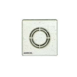 Manrose XF100HLV 100mm Wall And Ceiling Bathroom Fan with Built in Humidity Control 12V image